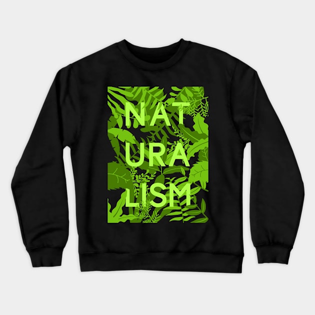 Naturalism botanic Crewneck Sweatshirt by Zakaria Azis